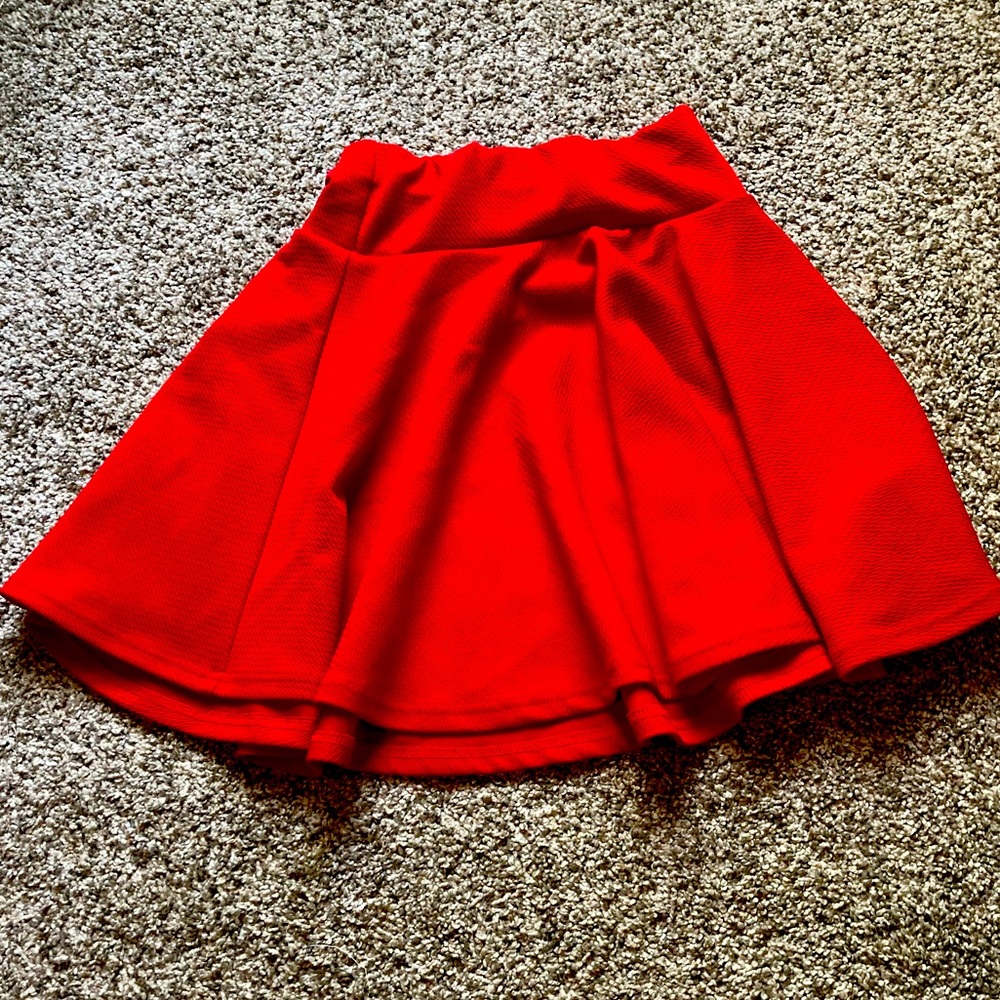 Red Christmas skirt